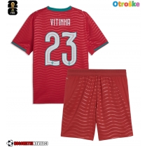 Otroške Nogometnih dresov Portugalska Vitinha #23 Domači SP 2026 Kratki rokavi (+ hlače)
